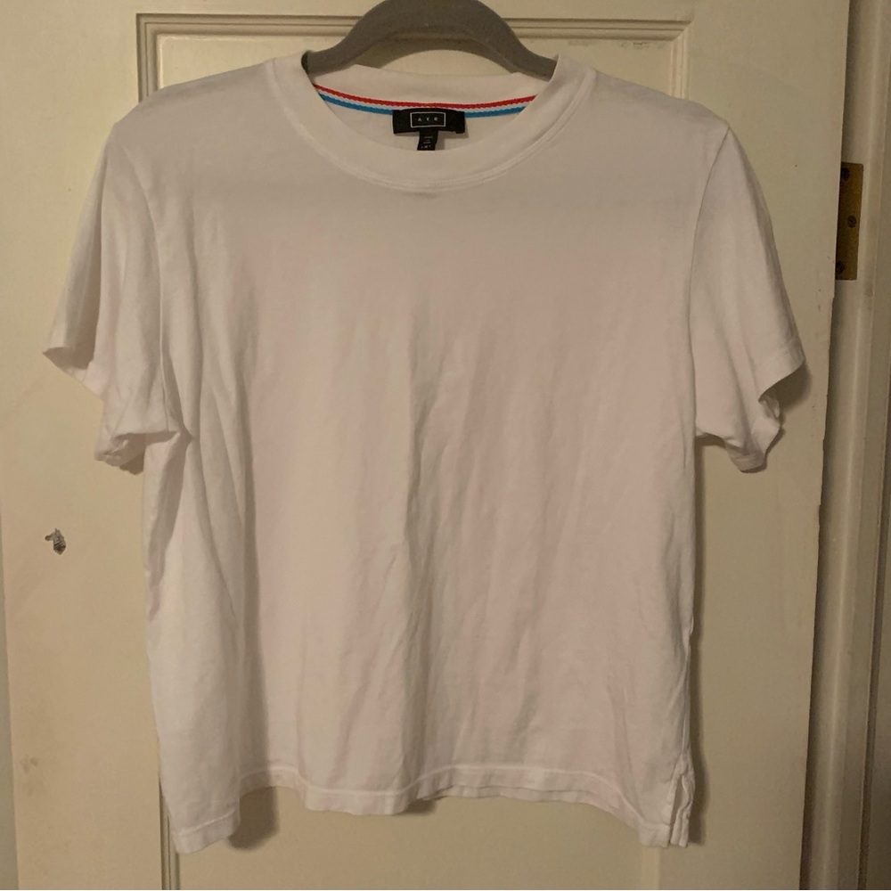 NWOT AYR Sno Cone Pima Cotton Short Sleeve Shirt / Tee Size M